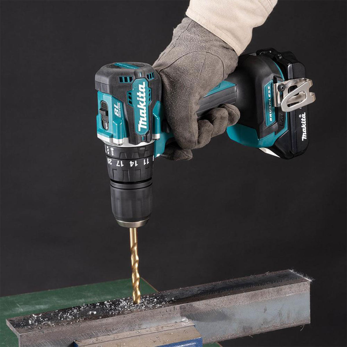 Makita DLX2414MJB 18V Brushless Twin Pack Combi Drill & Impact Driver with 2 x 4.0Ah Battery Charger & Bag
