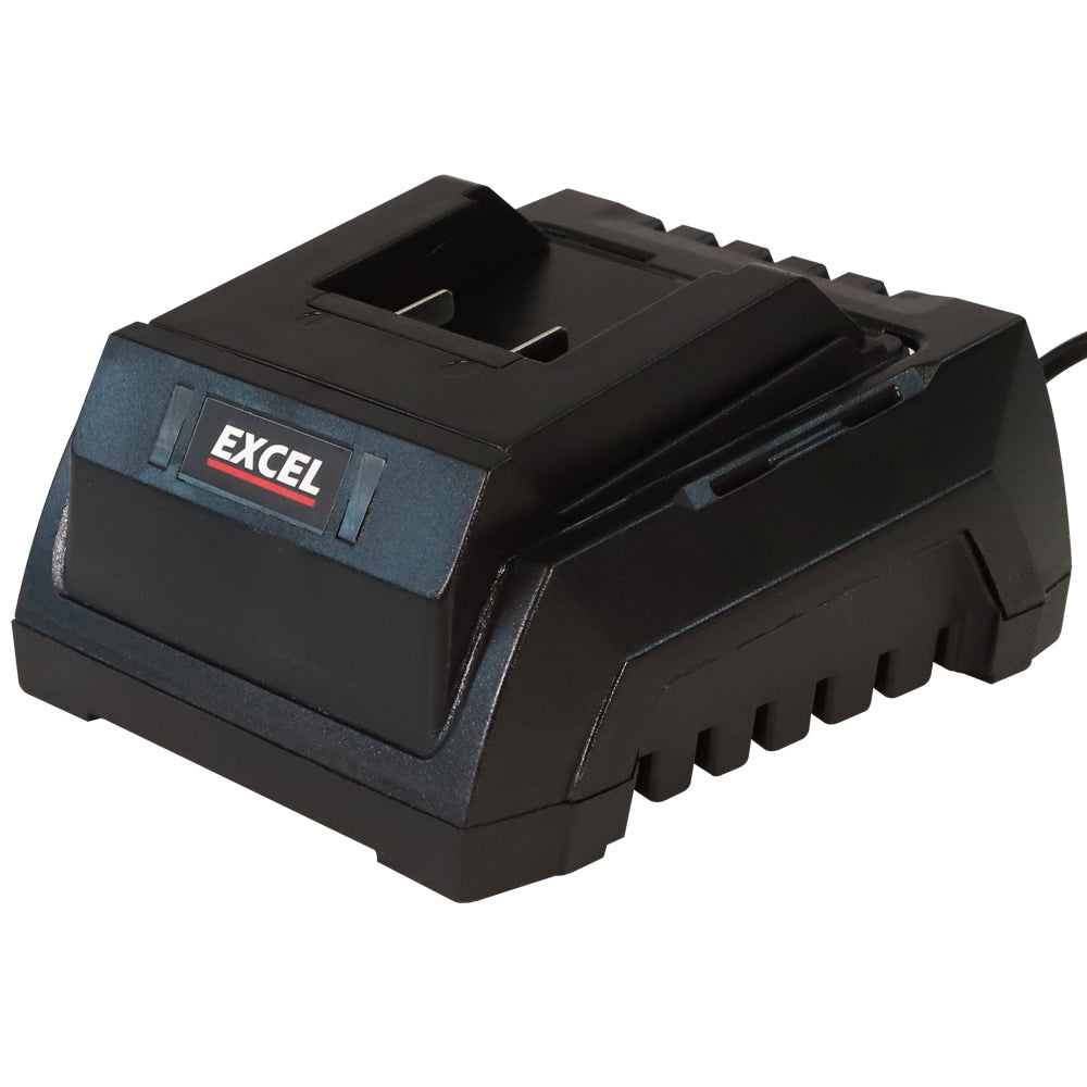 Excel 18V Cordless Angle Grinder 115mm with 1 x 2.0Ah Battery Charger & Bag