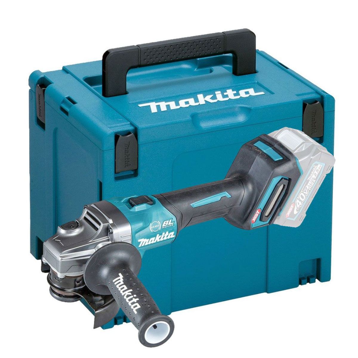 Makita GA004GZ01 40V Max XGT 115mm Brushless Angle Grinder Body Only With Carry Case