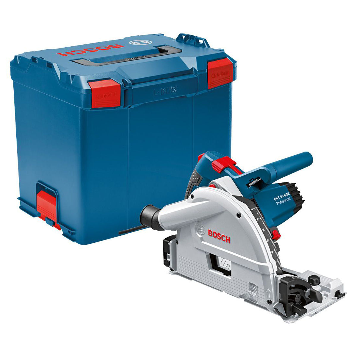 Bosch GKT 55 GCE 165mm Professional Plunge Saw for Precised & Clean Cuts 240V/1400W 0601675071