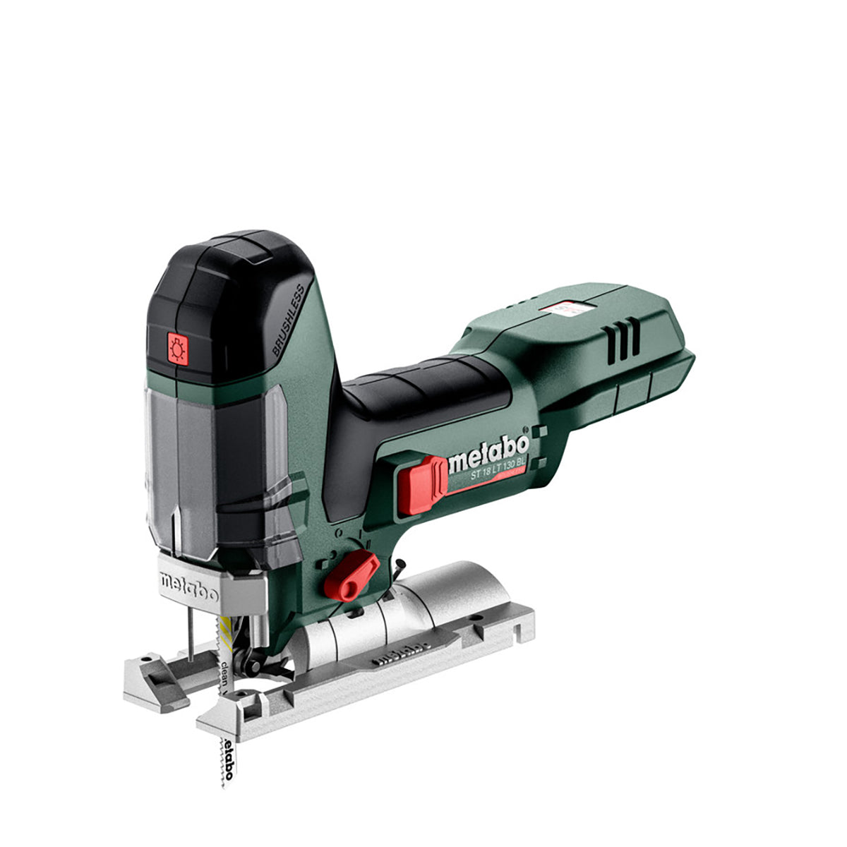 Metabo ST 18 LT 130 BL 18V Brushless Jigsaw with 1 x 5.2Ah Battery Charger & Metabox
