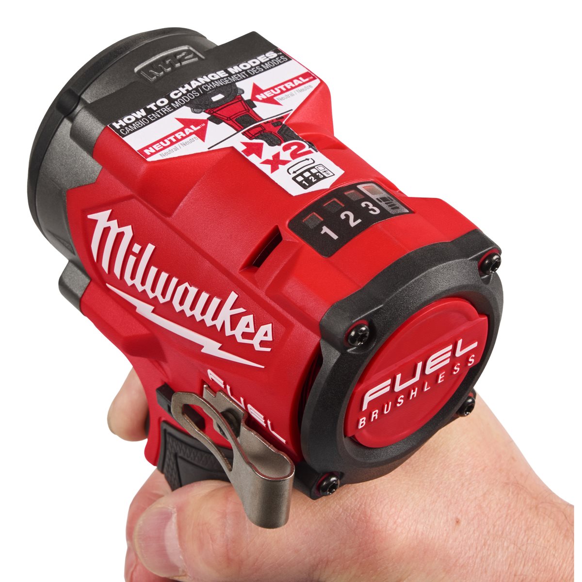 Milwaukee M12FCIWF38G3-0 12V M12 FUEL Brushless 3/8" Impact Wrench with 1 x 2.0Ah Battery Charger & Bag
