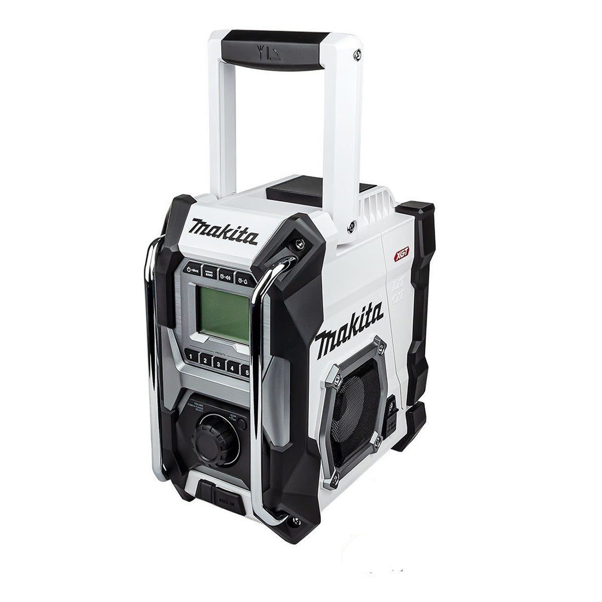 Makita MR001GZ01 12V / 40V / CXT / LXT / XGT Job Site Radio White with 1 x 3.0Ah Battery & Charger