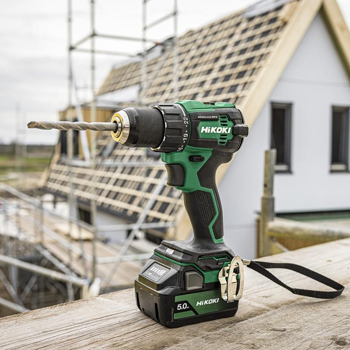 Hikoki DV18DEW2Z 18V Brushless Combi Drill with 1 x 5.0Ah Battery Charger & Case