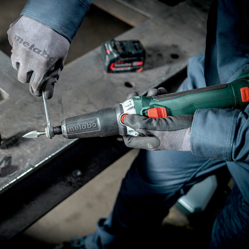 Metabo GVB 18 LTX BL 11-28 18V Brushless Die Grinder with Variable Speed & Brake with 1 x 4.0Ah Battery & Charger