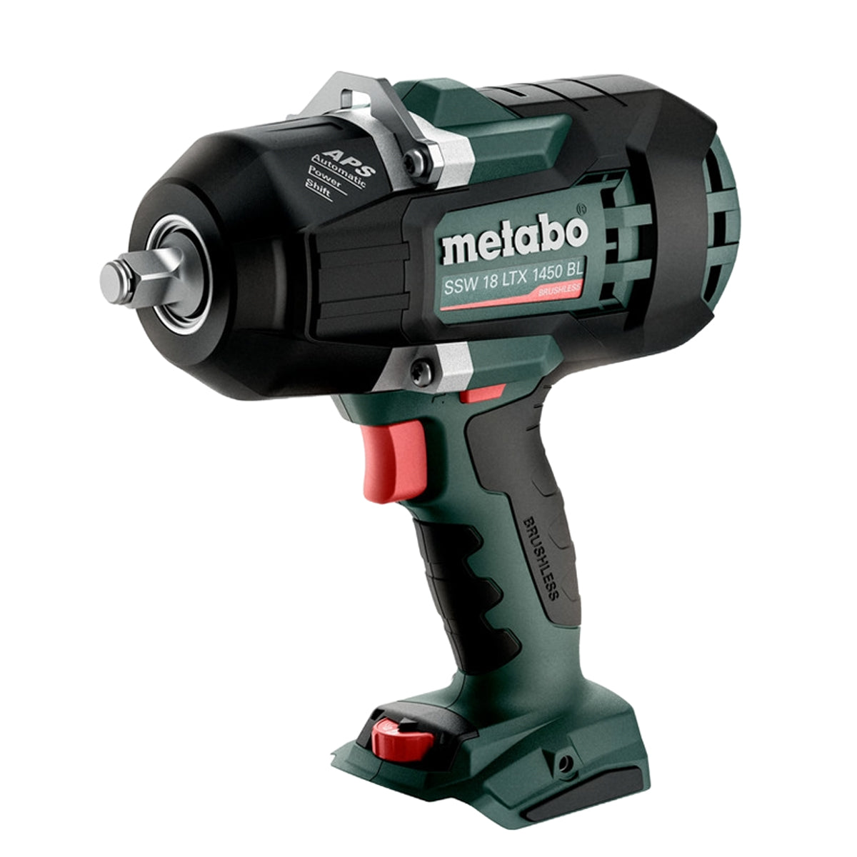 Metabo SSW 18 LTX 1450 BL 18V 1/2" Impact Wrench Body with 1 x 5.2Ah Battery Charger & Metabox