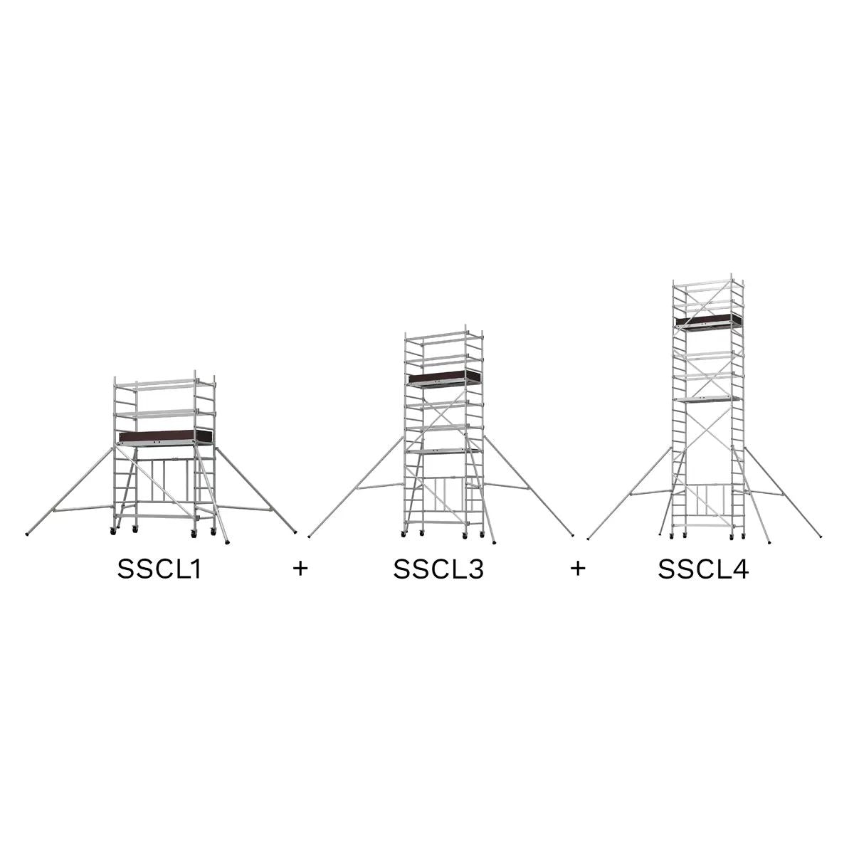 Sealey SSCL3 Platform Scaffold Tower Extension Pack 3