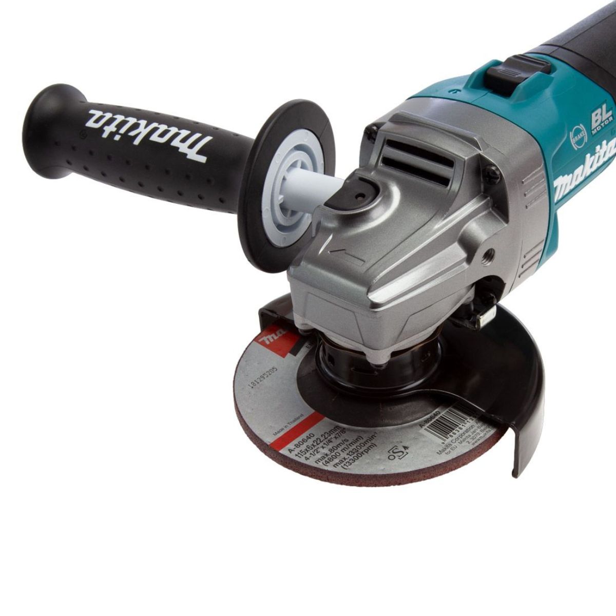 Makita GA004GZ01 40V Max XGT 115mm Brushless Angle Grinder Body Only With Carry Case