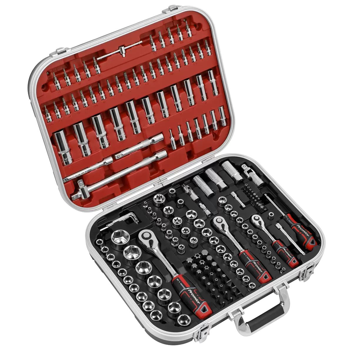 Sealey AK7981 Socket Set 172pc sizes from 4 to 32mm