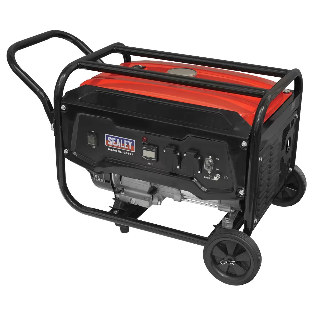 Sealey G3101 3100W Generator 4-Stroke Engine 230V
