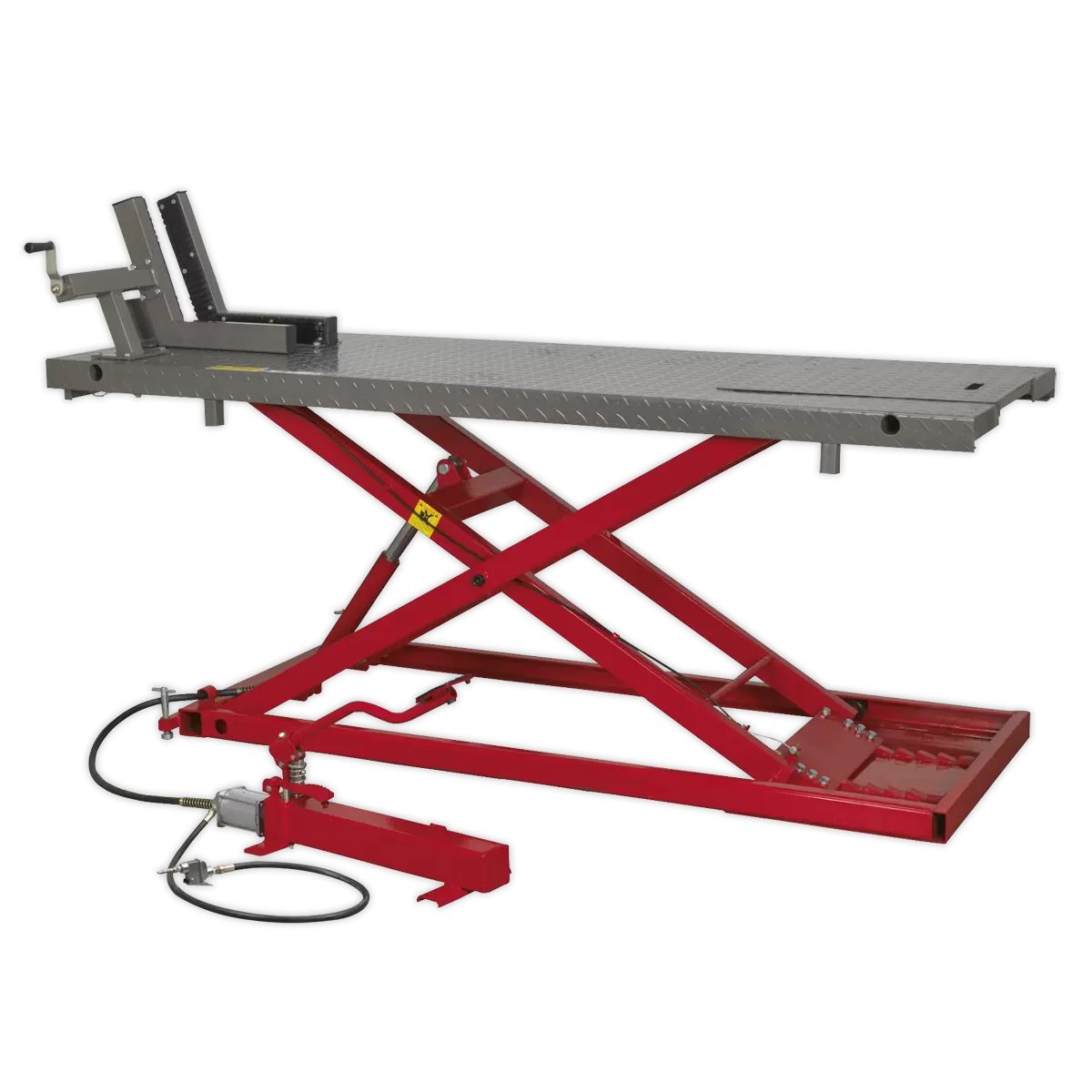 Sealey MC680A Air/Hydraulic Motorcycle Lift 680kg Capacity