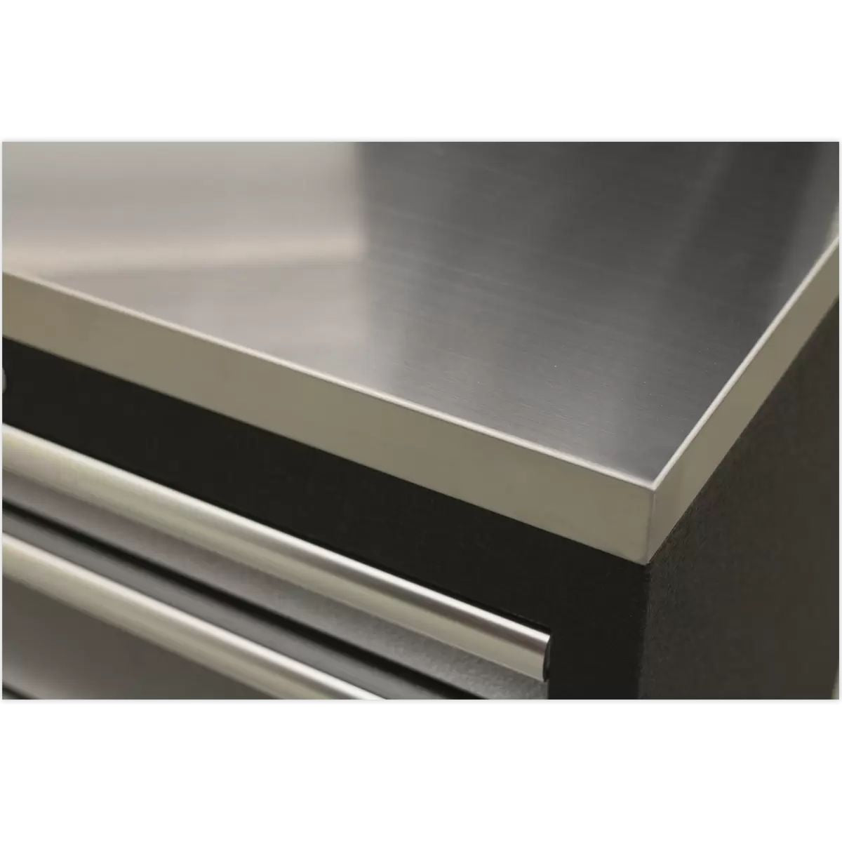 Sealey APMSSTACK07SS Modular Storage 2.0m System Combo Stainless Steel Worktop