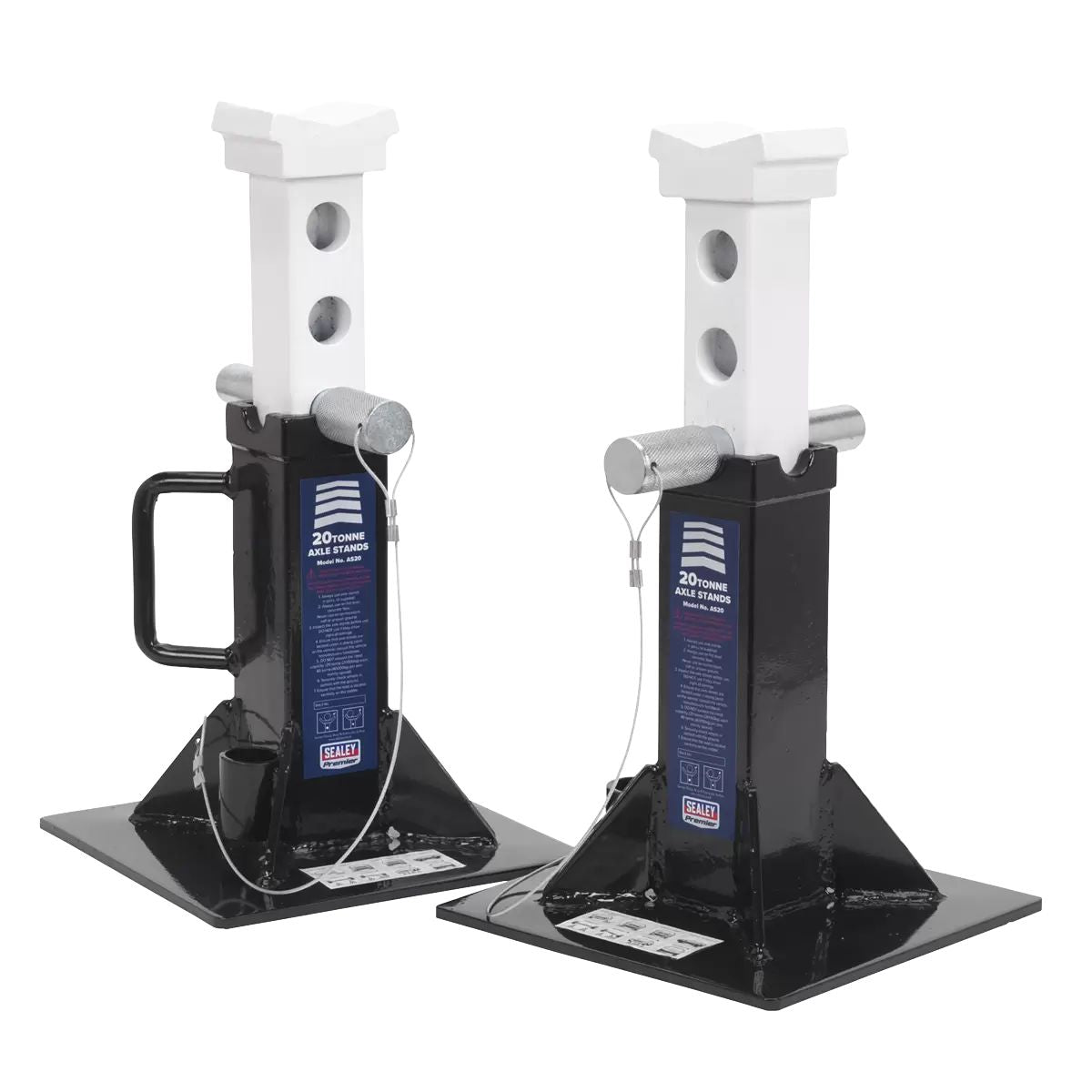 Sealey AS20 Axle Stands 20 Tonne (Pair)