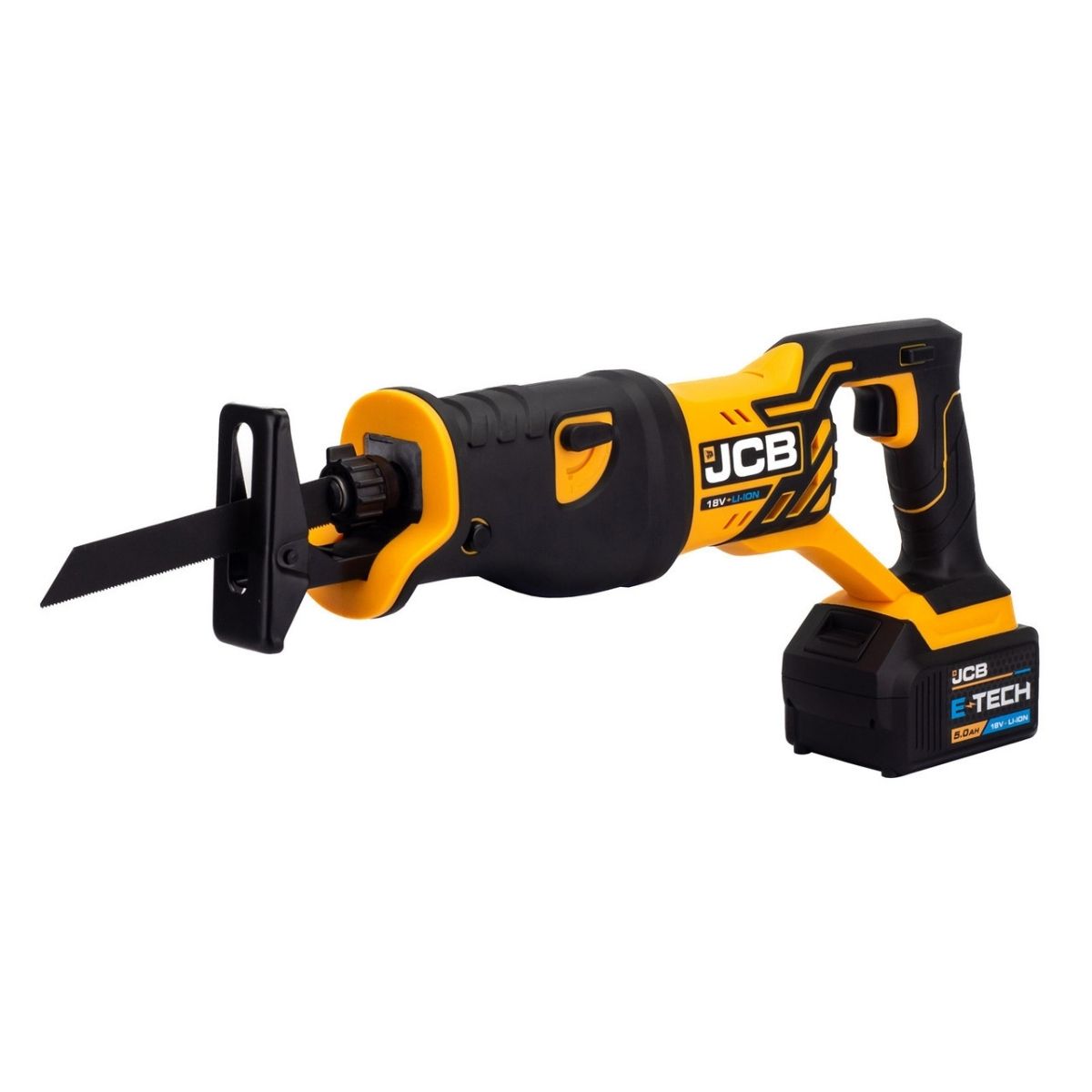 JCB 21-18RS-5X-BG 18V Reciprocating Saw with 1 x 5.0Ah Battery, Charger & Bag