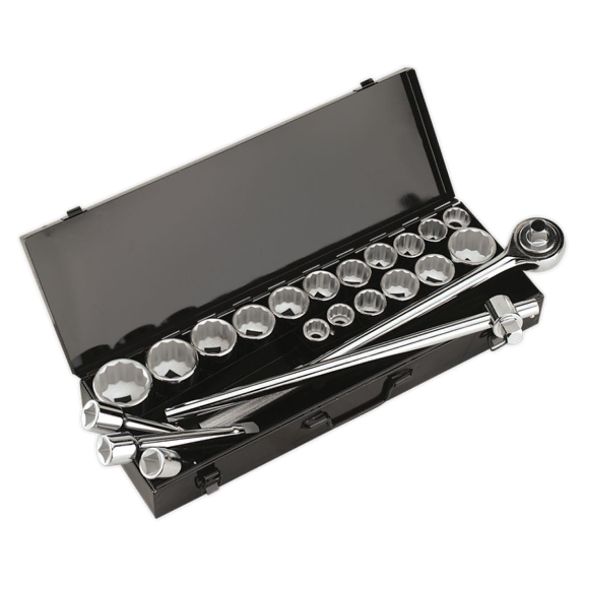 Sealey AK259/CRV 3/4"Sq Drive WallDrive® Socket Set 22pc