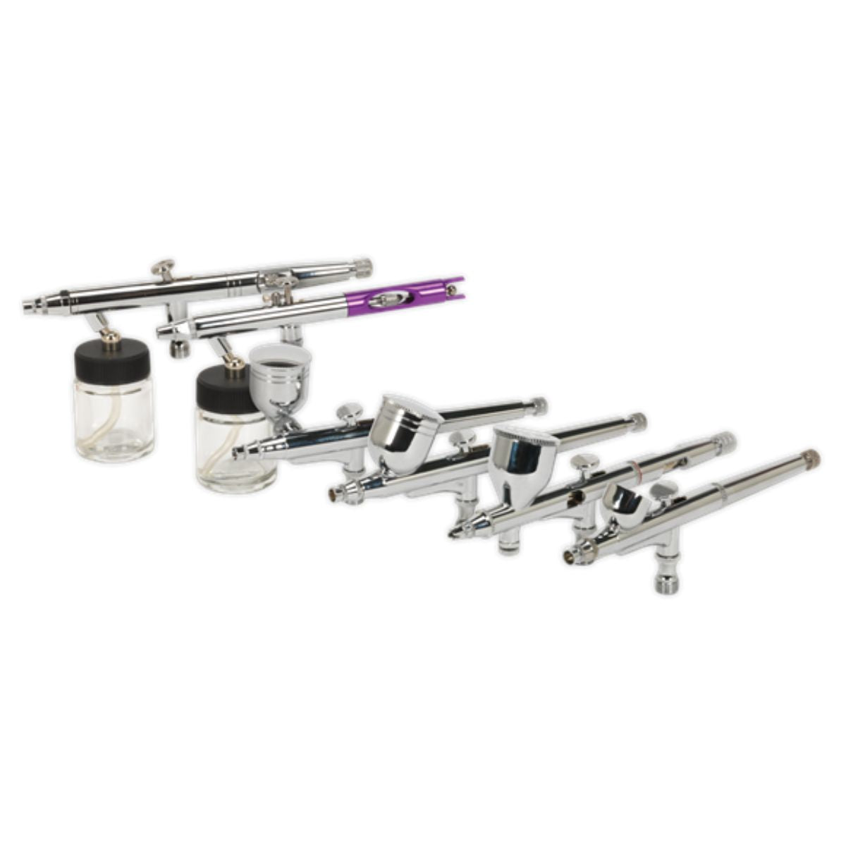Sealey AB936 Mini Air Brush Kit 10pc