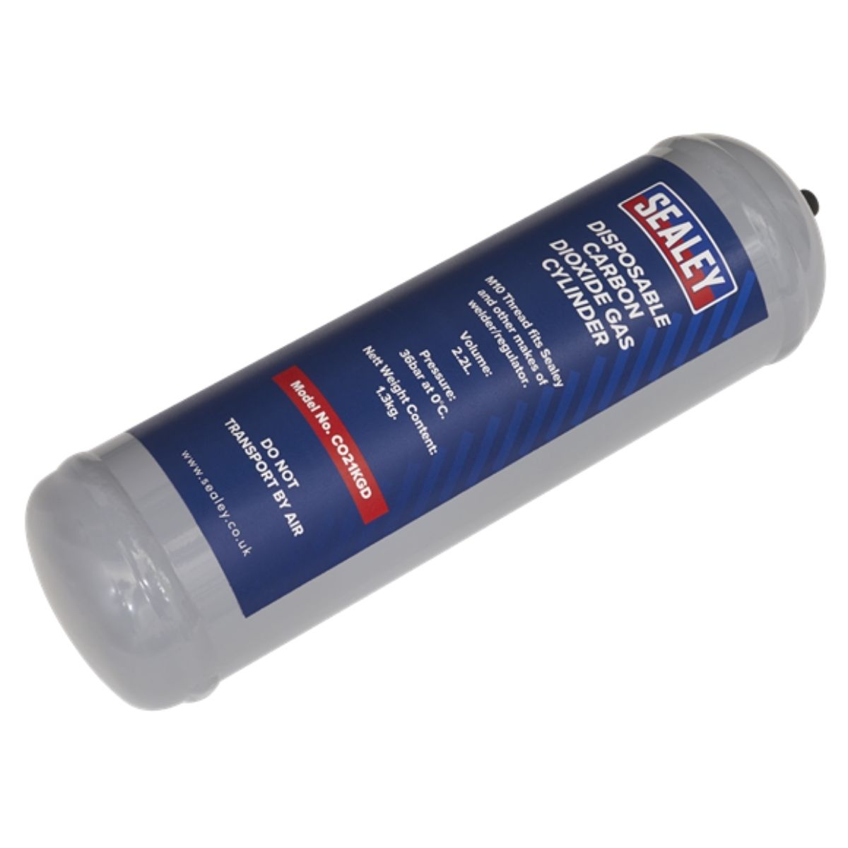 Sealey CO21KGD4 Disposable Carbon Dioxide Gas Cylinder -Pack of 4