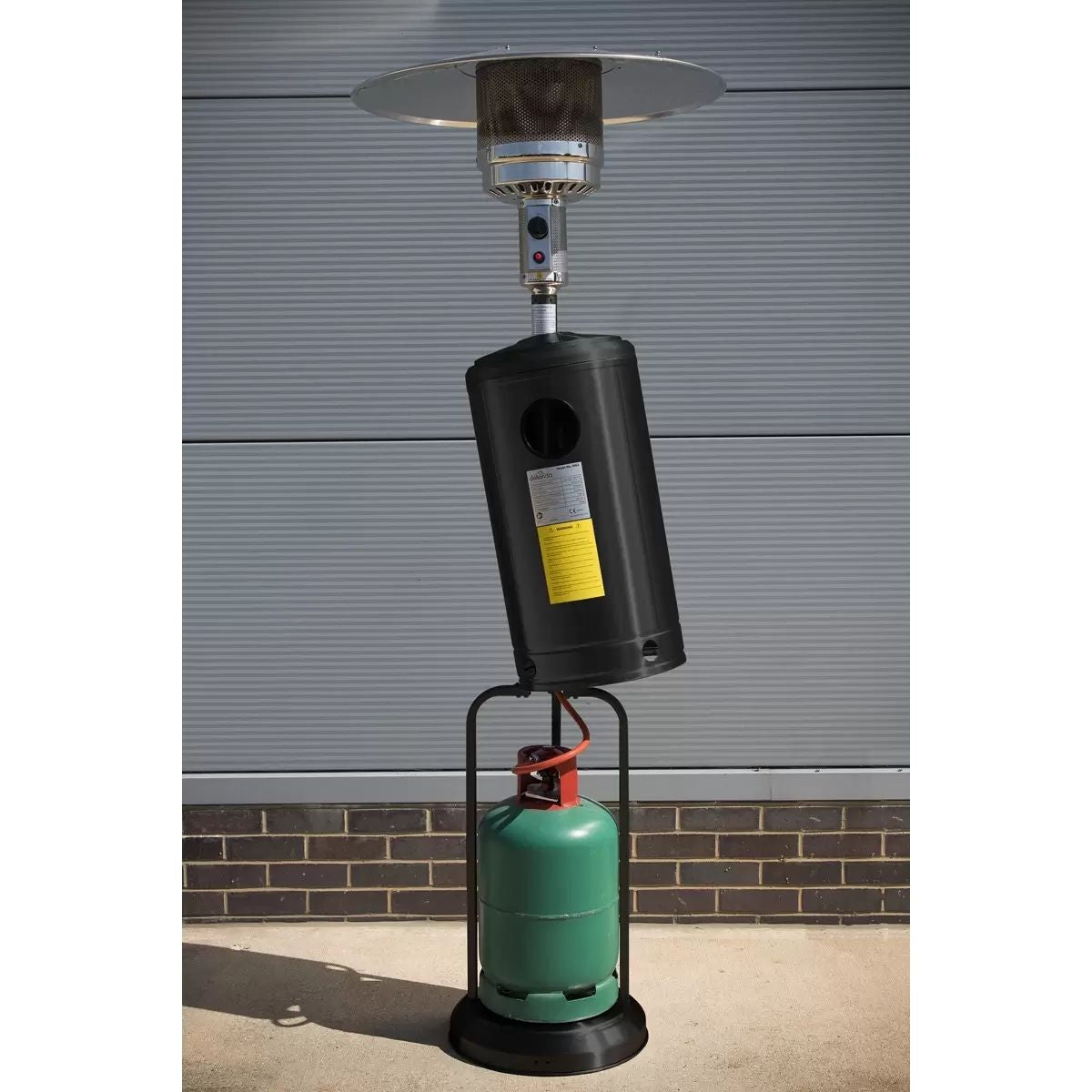 Dellonda DG1 13kW Commercial & Domestic Outdoor Garden Gas Patio Heater Black