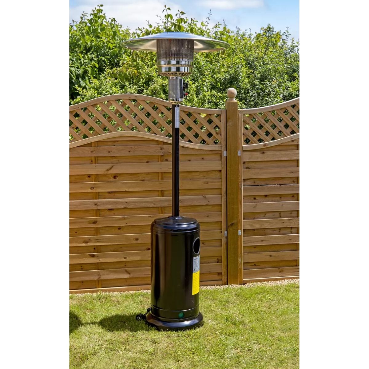 Dellonda DG1 13kW Commercial & Domestic Outdoor Garden Gas Patio Heater Black