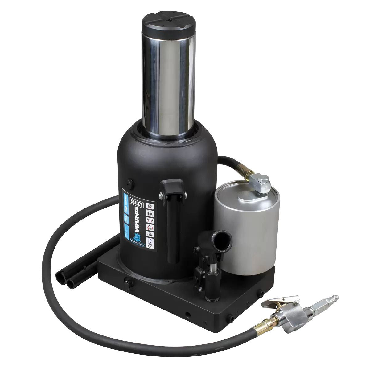 Sealey AM50S Viking 50 Tonne Manual/Air Hydraulic Bottle Jack Heavy Duty High Capacity Lifting