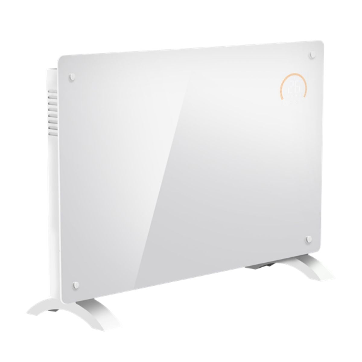 Baridi DH140 Electric Glass Panel Heater White 2000W