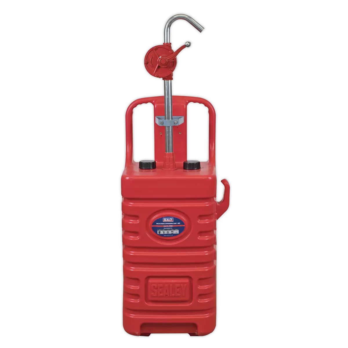 Sealey DT55RCOMBO1 Mobile Dispensing Tank 55ltr with Oil Rotary Pump Red