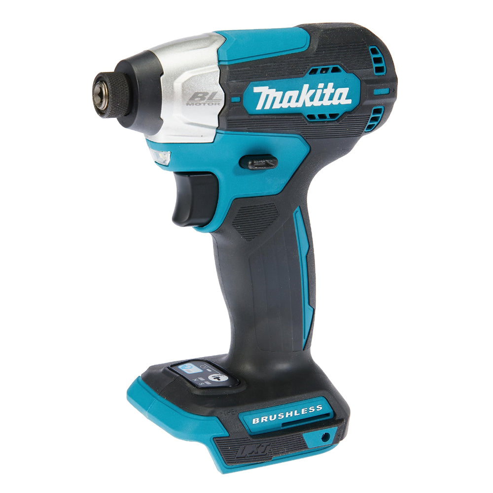 Makita DLX2414MJB 18V Brushless Twin Pack Combi Drill & Impact Driver with 2 x 4.0Ah Battery Charger & Bag
