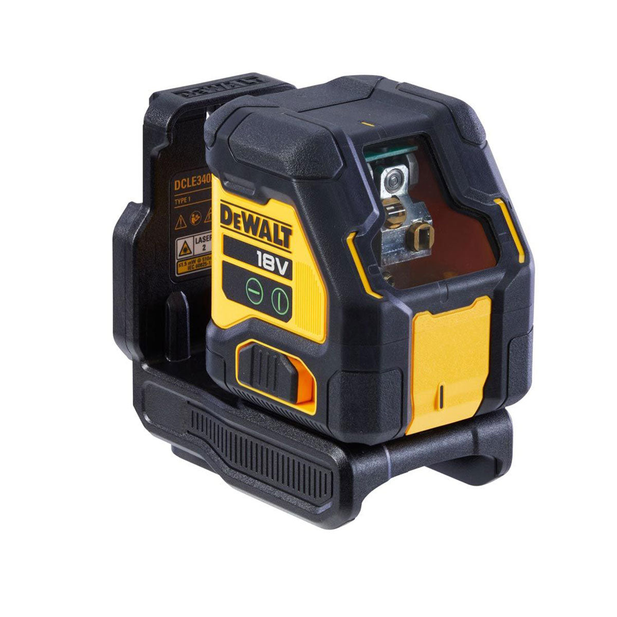 Dewalt DCLE34021D1-GB 18V Green Cross Line Laser 1 x 2.0Ah Battery Charger with Extendable Tripod