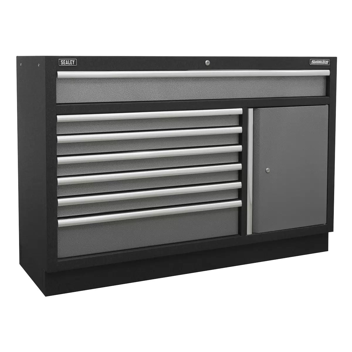 Sealey APMSSTACK11SS Superline Pro 2.04m Storage System Stainless Steel Worktop