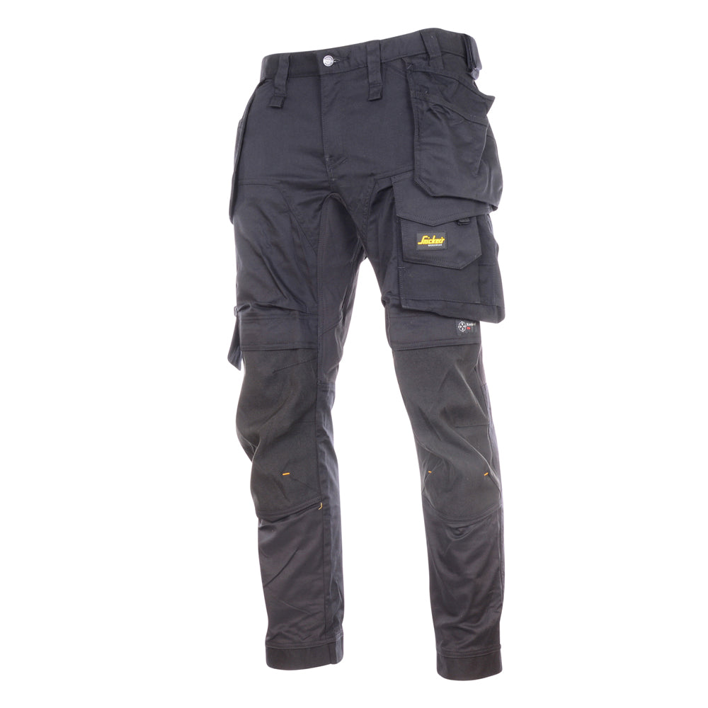 Snickers 6241-96 Black All-round Stretch Trouser W33" L30"