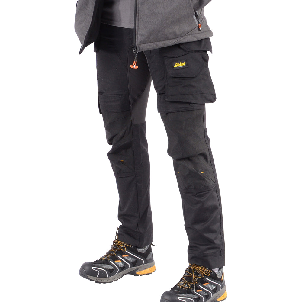 Snickers 6241-96 Black All-round Stretch Trouser W33" L30"