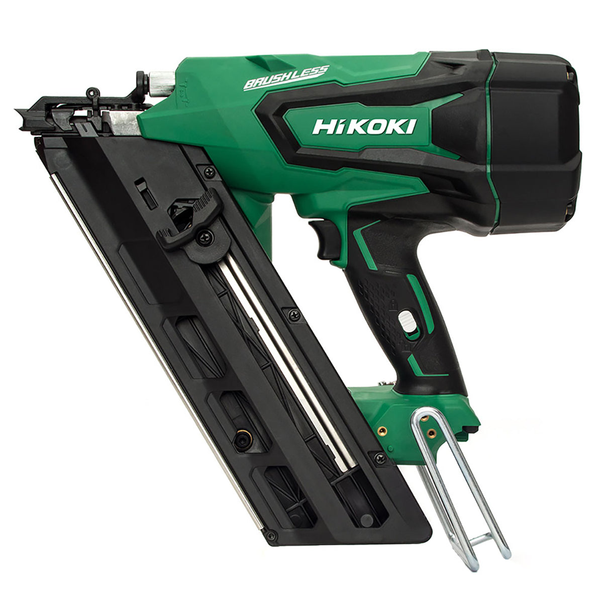Hikoki NR1890DCJPZ 18V Brushless First Fix Framing Nailer with 2 x 5.0Ah Battery Charger & 64mm Nails Pack of 3300