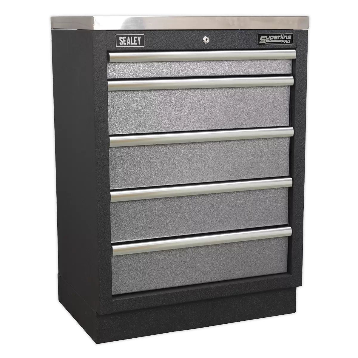 Sealey APMSSTACK03SS Modular Storage 3.2m System Combo Stainless Steel Worktop