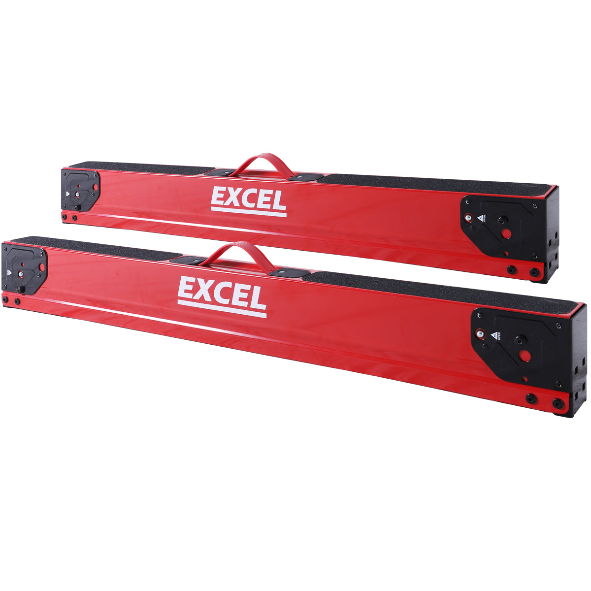 Excel Steel Sawhorse Heavy Duty Twin Pack 1178kg Capacity Item Condition Damaged Box