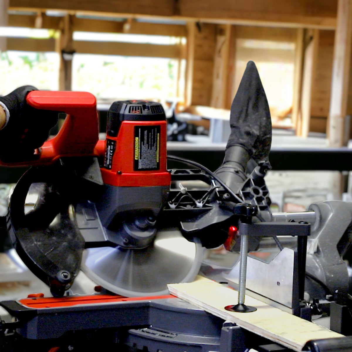 Excel 10" 255mm Sliding Mitre Saw Double Bevel 2000W/240V with Laser & Universal Wheel Stand