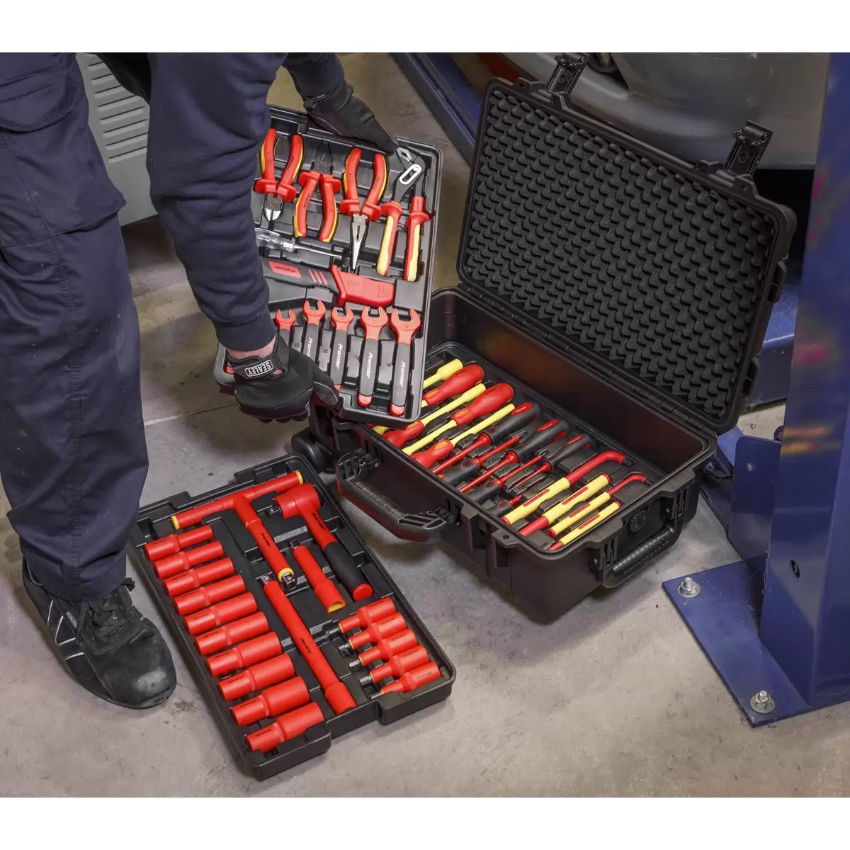 Sealey AK7939 49pc 1/2"Sq Drive 1000V Insulated Tool Kit