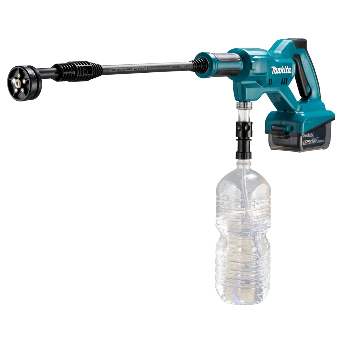 Makita DHW180Z 18V LXT Cordless Pressure Washer With 1 x 5.0Ah Battery & Charger