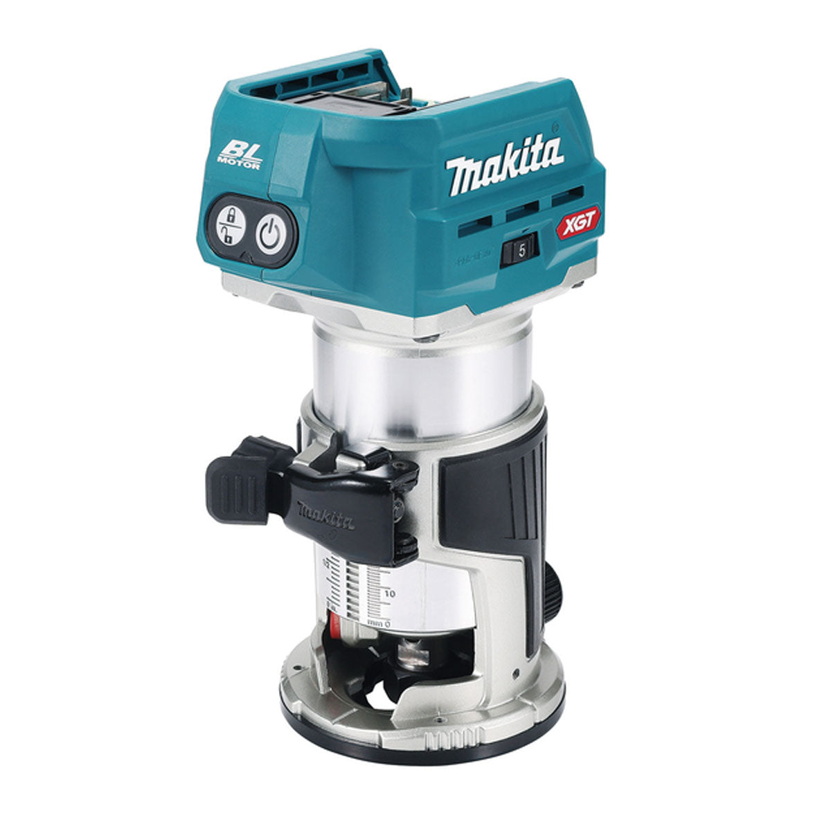 Makita RT001GZ01 40Vmax Brushless Router Trimmer With 1 x 2.5Ah Battery, Charger & Bag