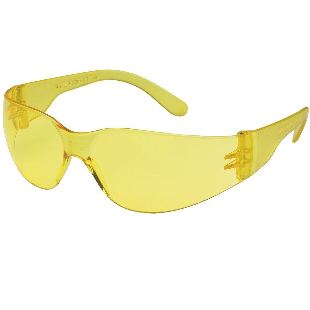 Safety Source Comet Yellow Lens Safety Spectacles Amber
