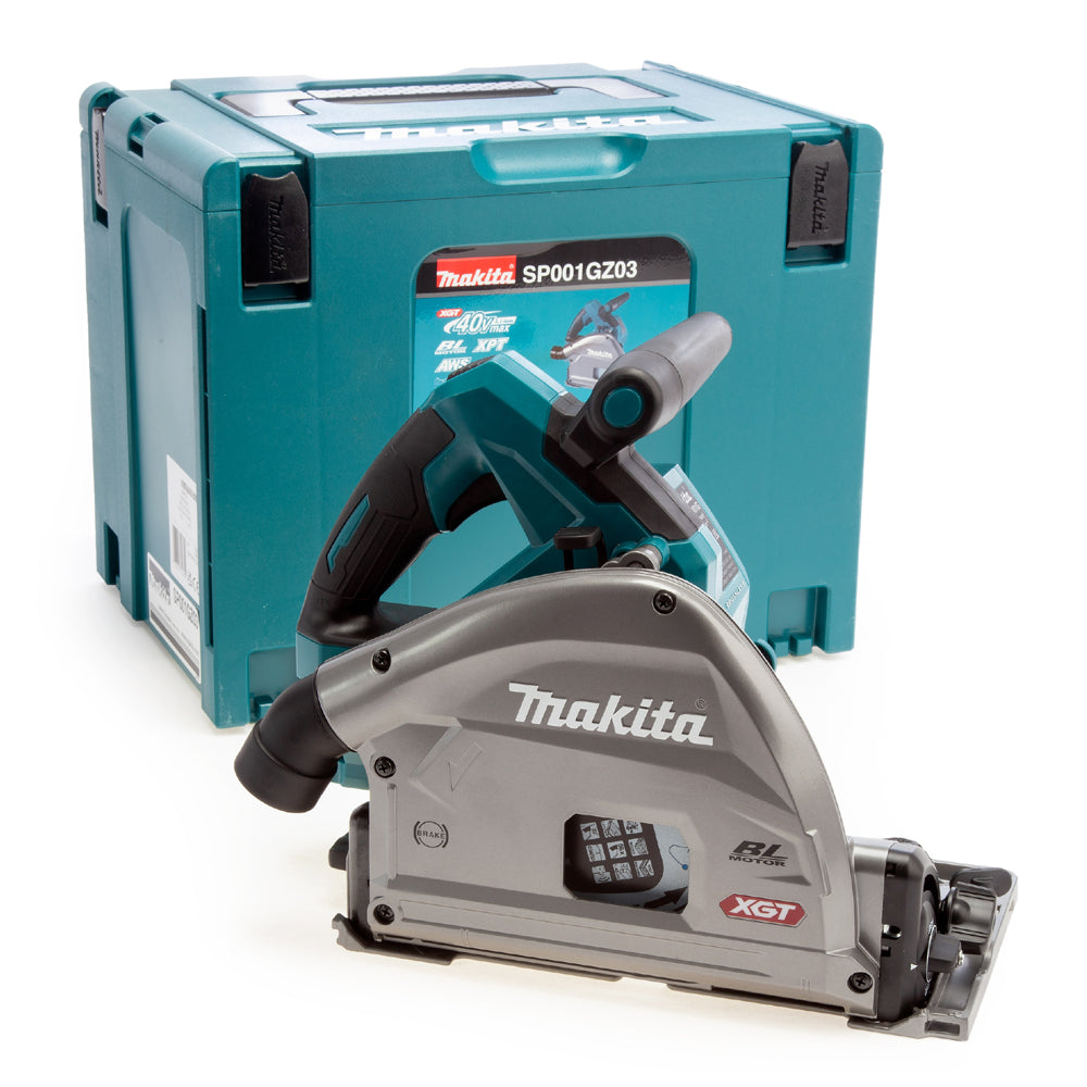 Makita SP001GZ03 40Vmax 165mm Brushless Plunge Saw With Type 4 Case Item Condition Used