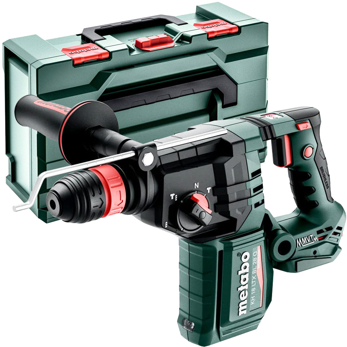 Metabo KH 18 LTX BL 28 Q 18V Brushless SDS+ Combination Hammer Drill Body Only in Metabox 601715840
