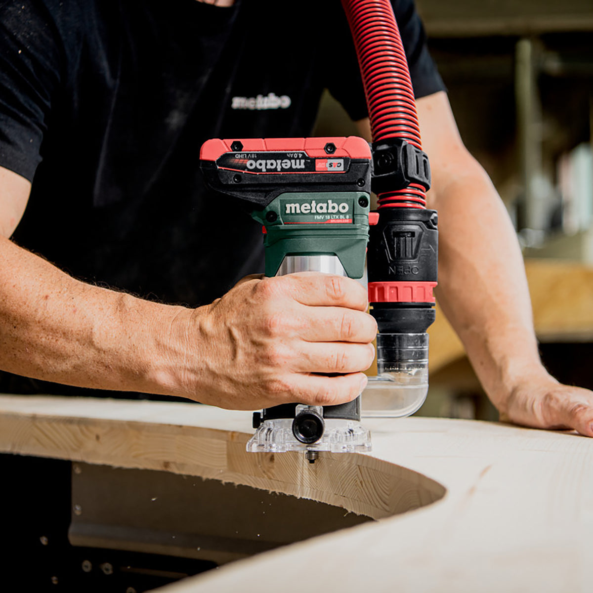 Metabo FMV 18 LTX BL 8 18V Brushless 1/4" Trim Router Body Only in Metabox 601742830