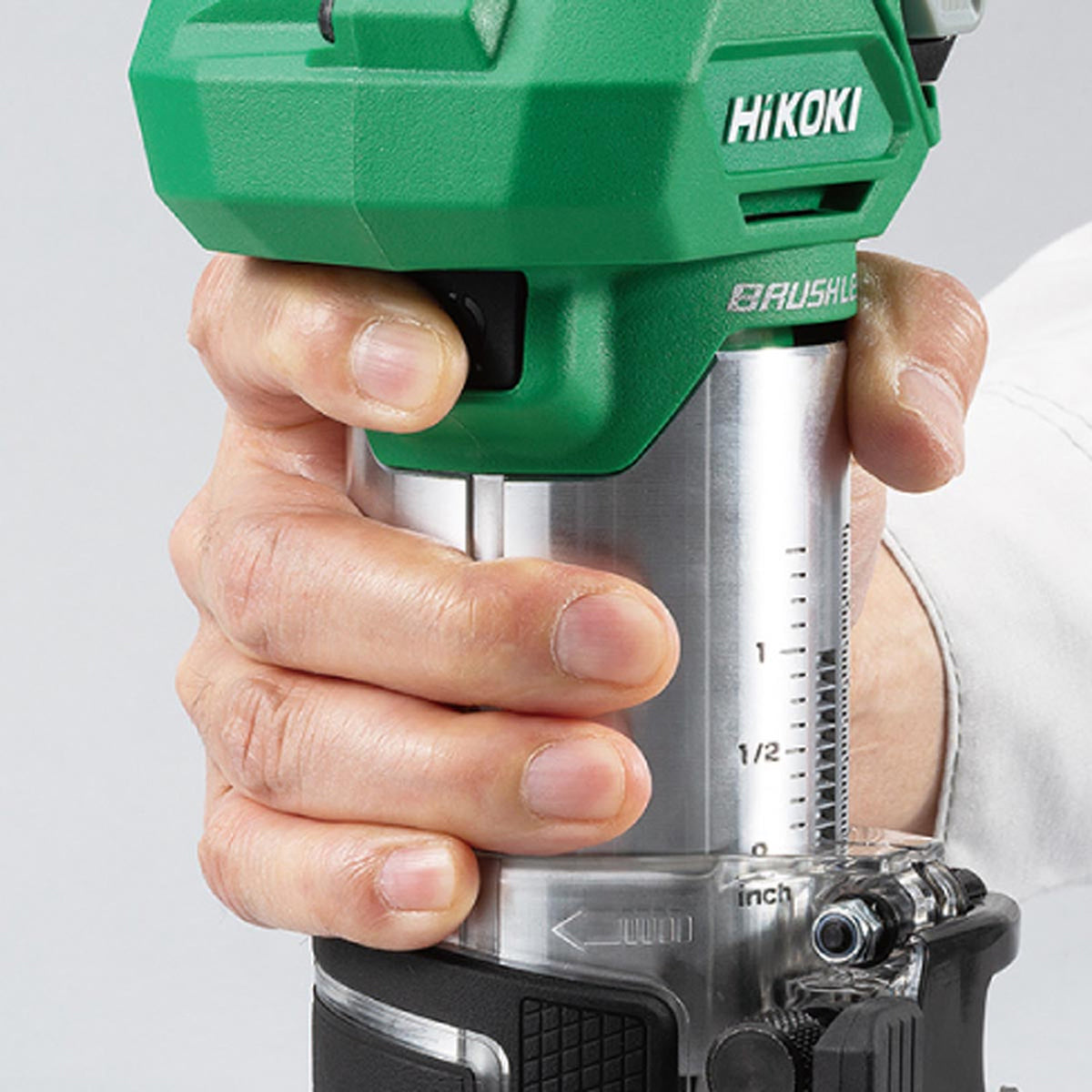 Hikoki M1808DAJPZ 18V Brushless 1/4" Router Trimmer with 1 x 5.0Ah Battery Charger & Case