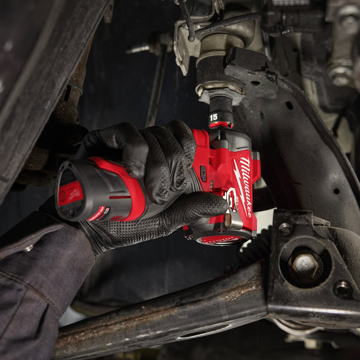 Milwaukee M12FCIWF38G3-0 12V M12 FUEL Brushless 3/8" Impact Wrench with 1 x 2.0Ah Battery Charger & Bag