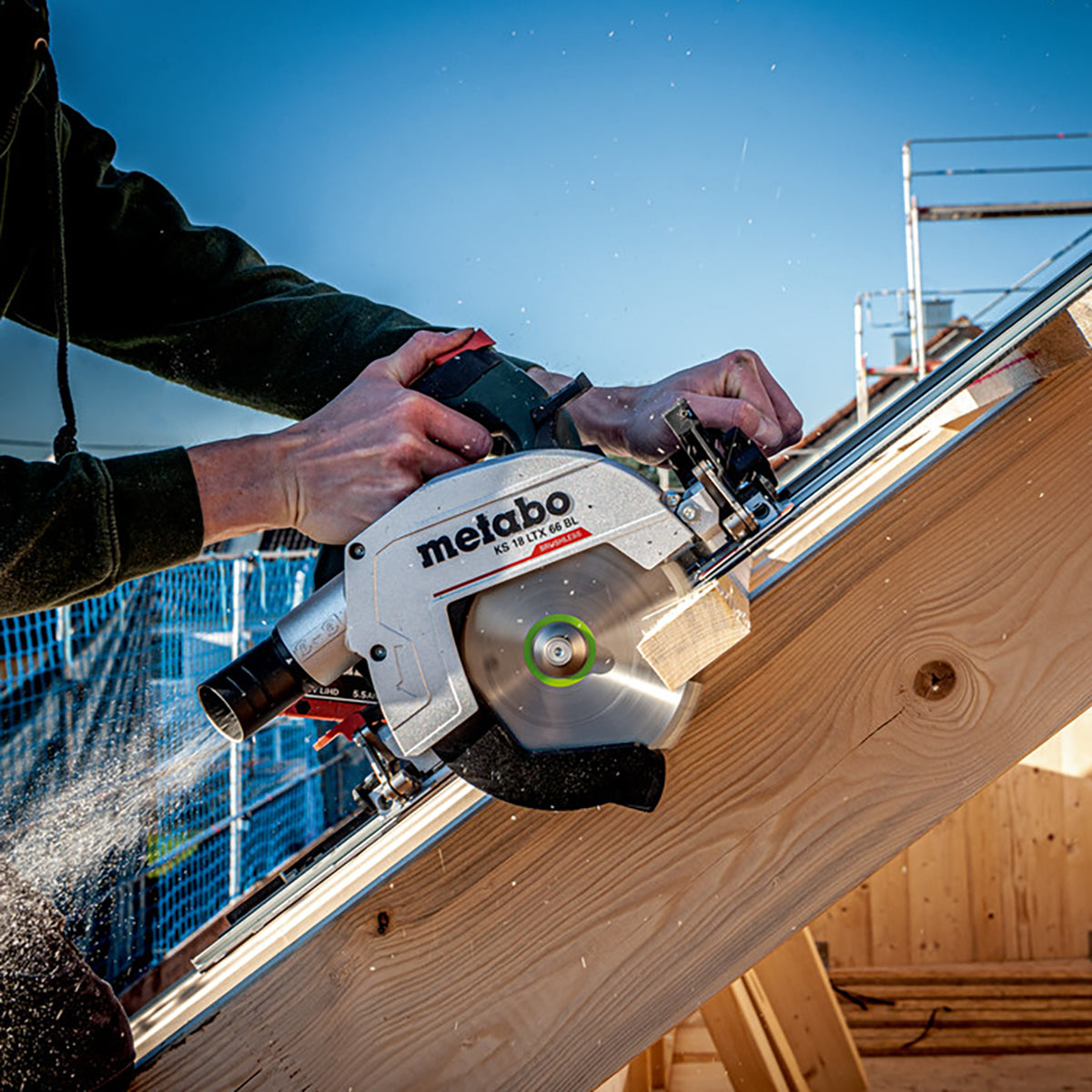 Metabo KS 18 LTX 66 BL 18V Brushless 165mm Circular Saw with Metabox & Wood Blade