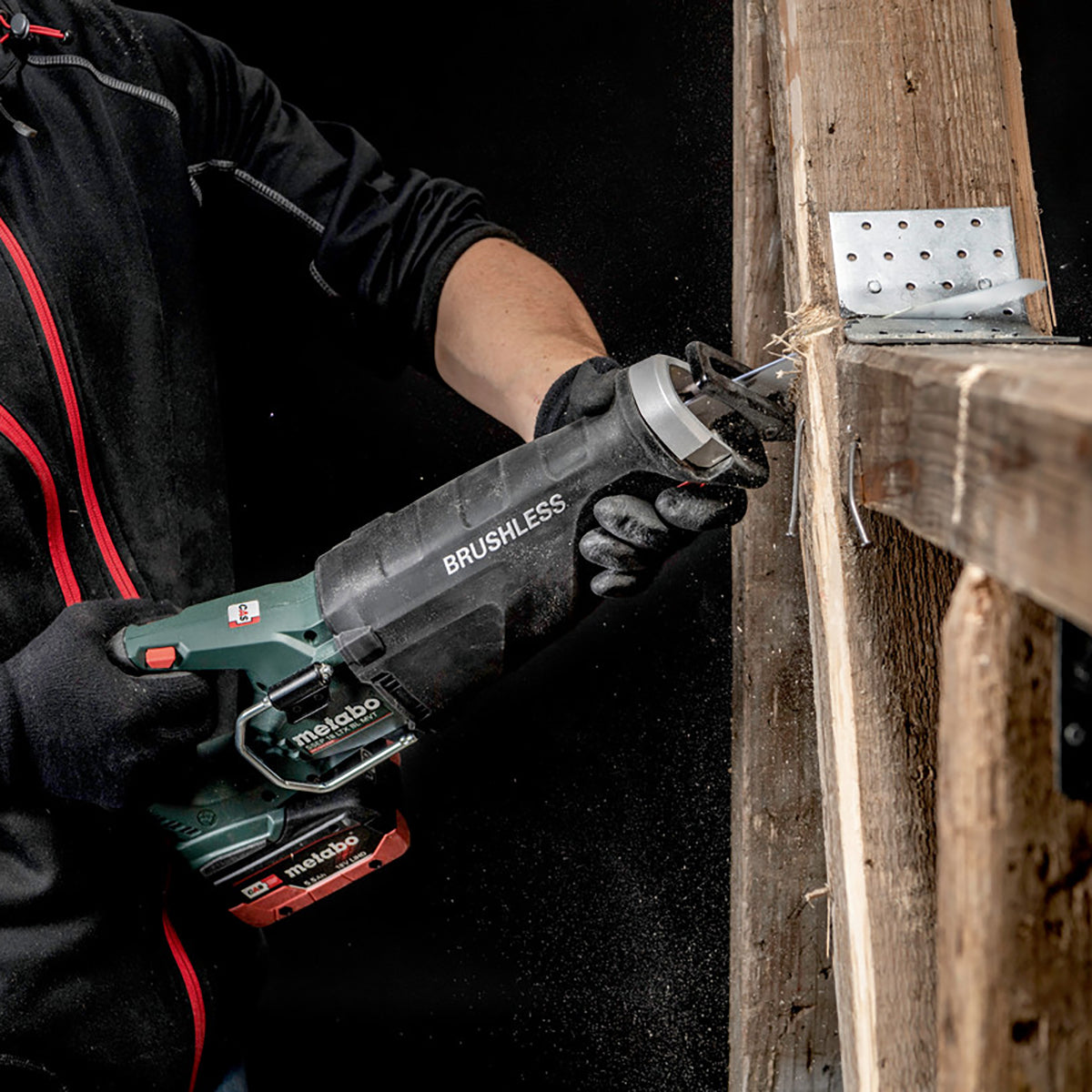 Metabo SSEP 18 LTX BL MVT 18V Brushless Sabre Saw with 1 x 5.2Ah Battery Charger & Metabox