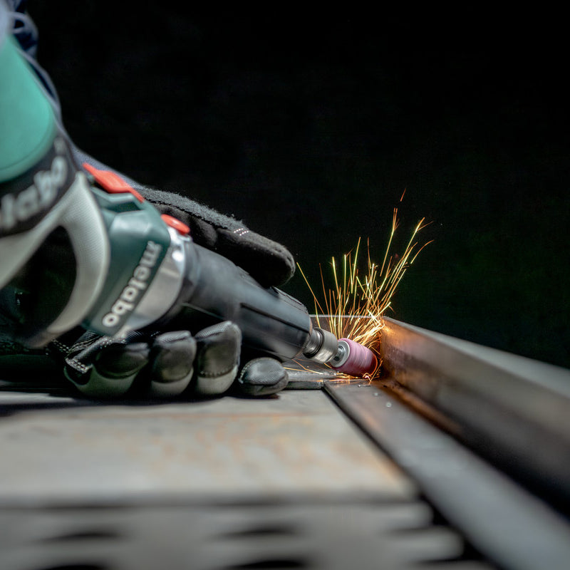 Metabo GVB 18 LTX BL 11-28 18V Brushless Die Grinder with Variable Speed & Brake with 1 x 4.0Ah Battery & Charger