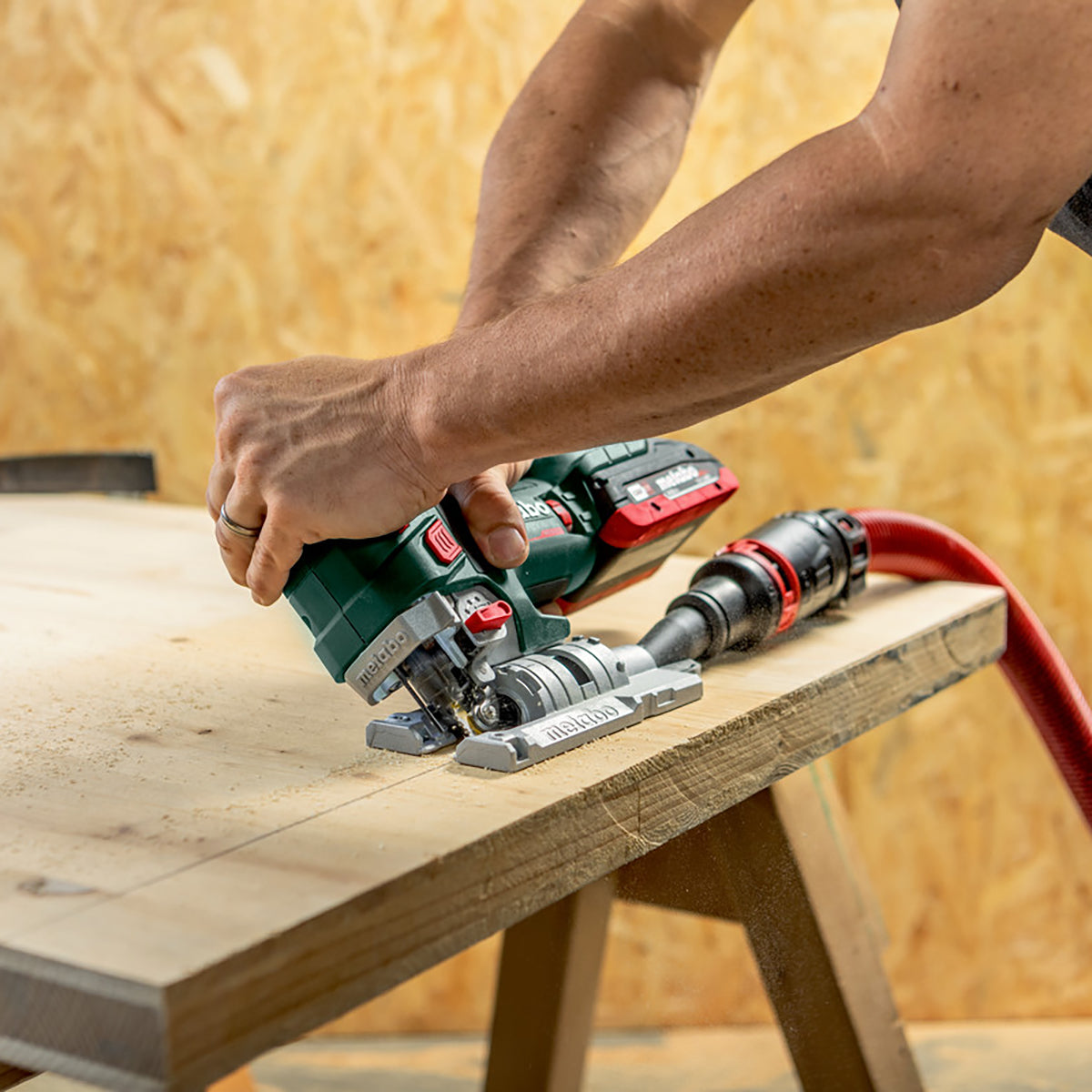Metabo STA 18 LTX 150 BL 18V Brushless Body Grip Jigsaw with 1 x 5.2Ah Battery Charger & Metabox