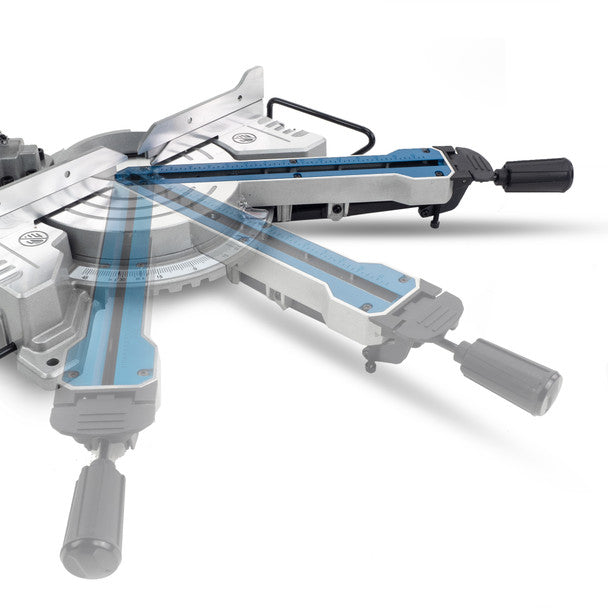Hyundai HYMS1500E Mitre Saw with 210mm Blade 230V/1500W Crosscut Saw for Precision Cutting