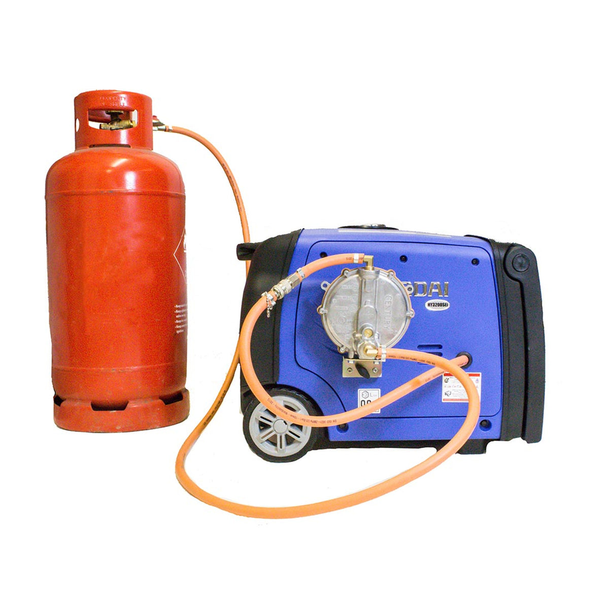 Hyundai HY3200SEi Petrol Inverter Generator, Remote Keyfob & Electric Start, Wheel Kit 3200W/240V